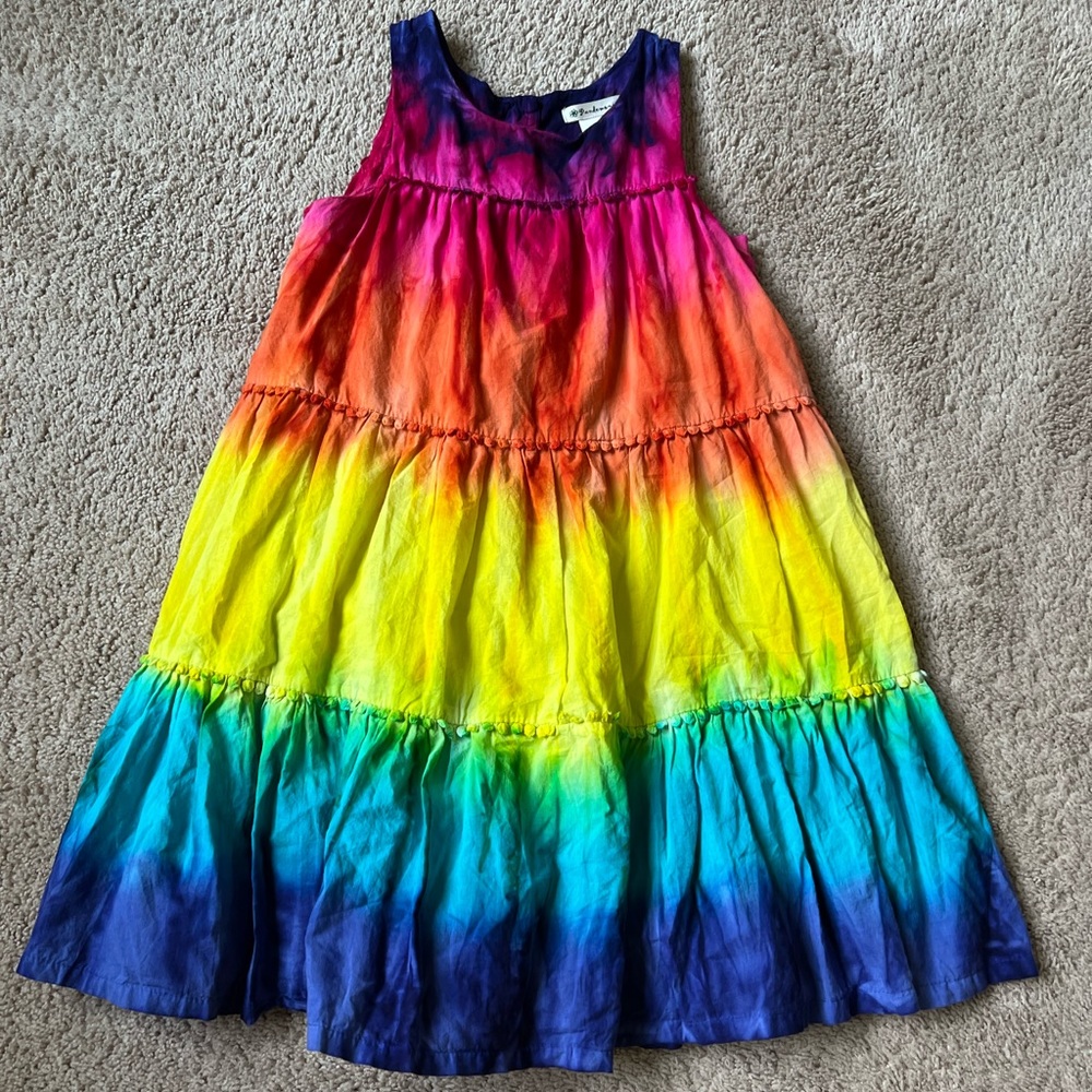 Girls Rainbow Dress size 7